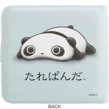 SAN-X | Tarepanda Small Vinyl Wallet 90×95×10mm (Light Blue)