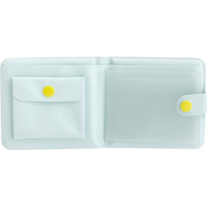SAN-X | Tarepanda Small Vinyl Wallet 90×95×10mm (Light Blue)
