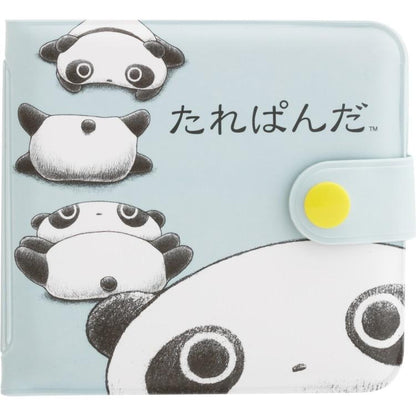 SAN-X | Tarepanda Small Vinyl Wallet 90×95×10mm (Light Blue)