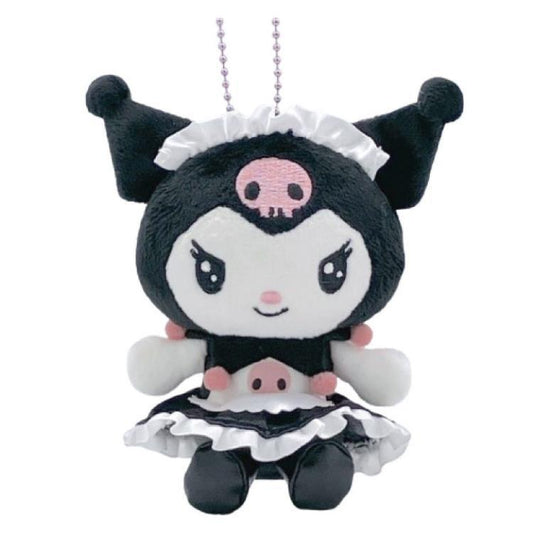 SANRIO | Kuromi Maid Mascot Holder Plush Keychain Bag Charm 12cm (20th Collection)
