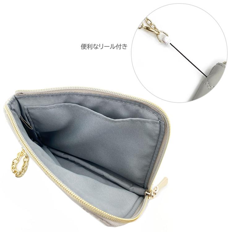SANRIO | Hello Kitty Pass Holder Zipper Pouch with Reel W125×H80×D15mm (Monotone)