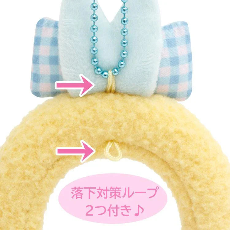 SAN-X | Sumikko Gurashi Headband Keychain Ball Chain Bag Charm - Ajifurai no Shippo 120×85×25mm (Dreaming Idol Ebiten