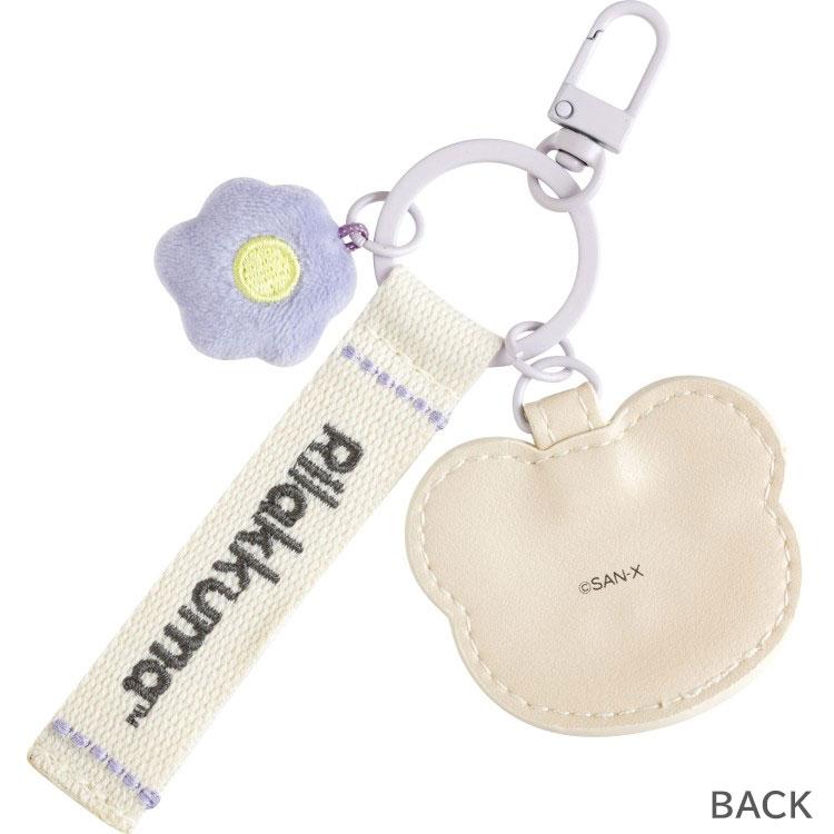San-X | Rilakkuma Keychain Key Holder 50×55mm (Basic Rilakkuma Flower)