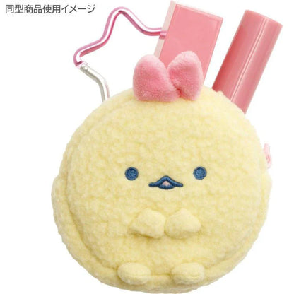 SAN-X | Sumikko Gurashi Plush Mini Pouch Bag Charm with Carabiner - Ebiten no Shippo 85×80×35mm (Dreaming Idol Ebiten