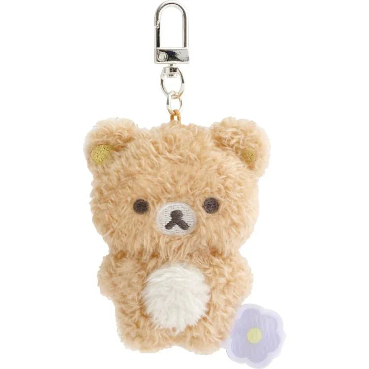 BASIC RILAKKUMA Flower- Burasage Plush Strap