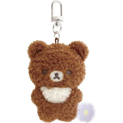 BASIC RILAKKUMA Flower- Burasage Plush Strap ChairoiKoguma