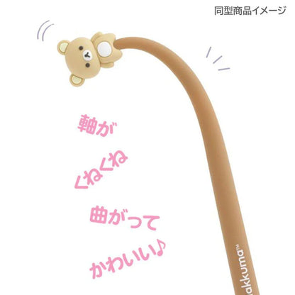 BASIC RILAKKUMA Flower- Kunekune Ballpoint Pen 0.5mm