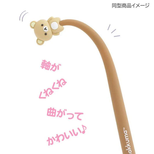 BASIC RILAKKUMA Flower- Kunekune Ballpoint Pen 0.5mm