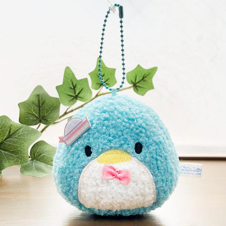 SANRIO | Tuxedosam Mascot Holder Plush Keychain Bag Charm H9 x W10 x D6cm (Hapidanbui 5th Anniversary)
