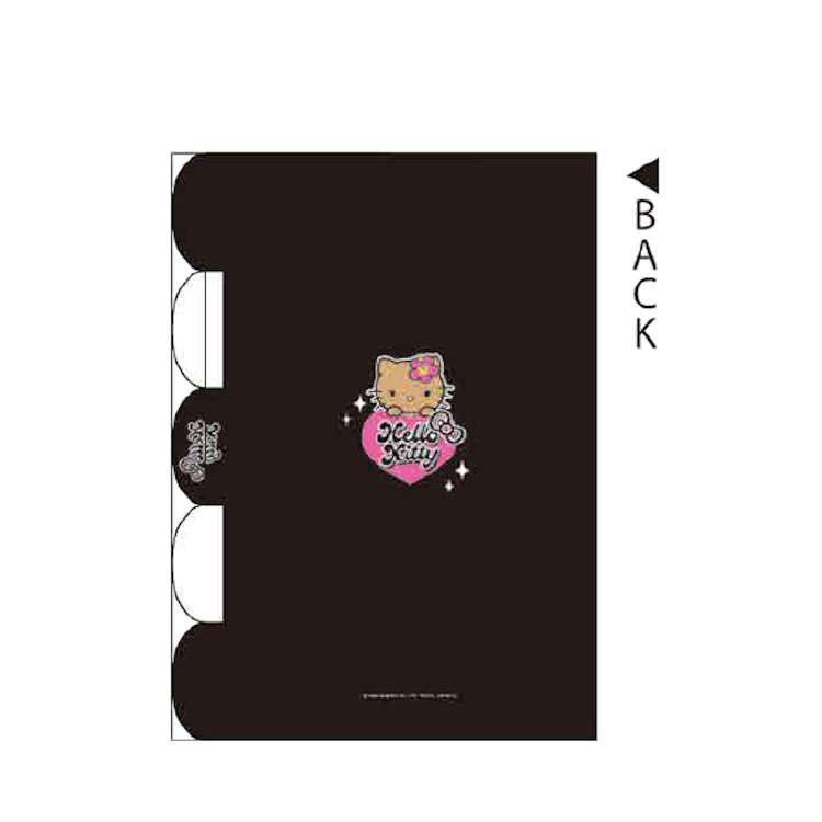 SANRIO | Hello Kitty Die-cut 5-index Clear A4 File Folder Document Organizer Storage 5 Pockets H310 x W225 x D1mm (Tan