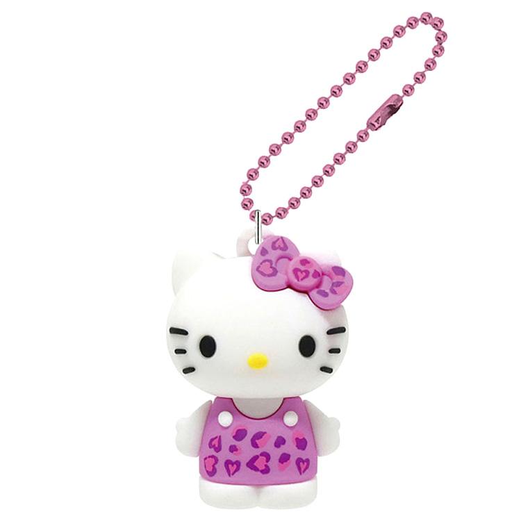SANRIO | Hello Kitty Leopard Print Series Mascot Figure 45 x 30 x 25mm (Pink)