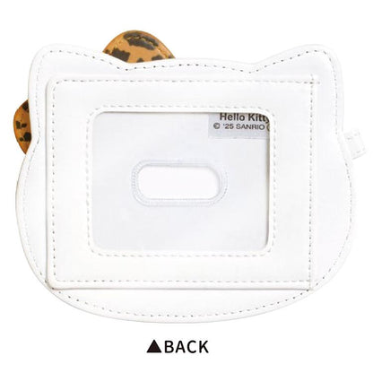 SANRIO | Hello Kitty Kitty Pass Case Ribbon 105 x 75 x 5mm (Leopard)
