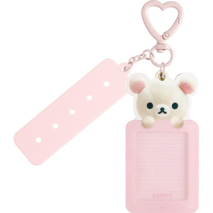 SAN-X | Rilakkuma Korilakkuma Photo Holder Keychain With Custom Tag