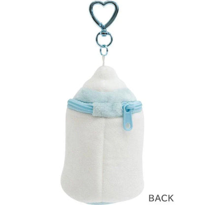 SAN-X | Sumikko Gurashi Plush Keychain Pouch Baby Bottle 110×75×70mm (Kindergarten)