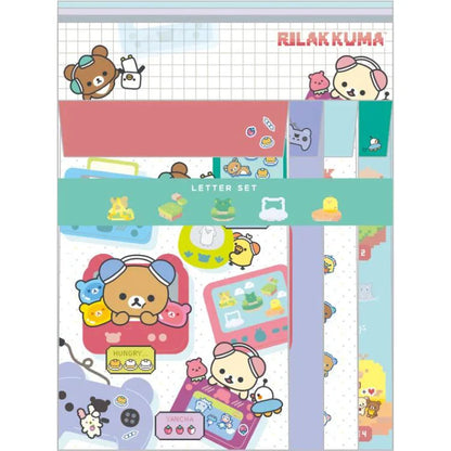 SAN-X | Letter Writing Set 190×142mm (Rilakkuma Gaming)