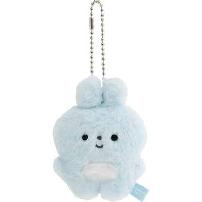 SAN-X | Yorisoi Pokanto Mini Hanging Plush Keychain Bag Cham Mascot Holder with Ballchain 85 x 65 x 35 mm (Pokantotan