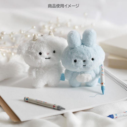 SAN-X | Yorisoi Pokanto Mini Hanging Plush Keychain Bag Cham Mascot Holder with Carabiner 140 x 85 x 55 mm (Pokantotan