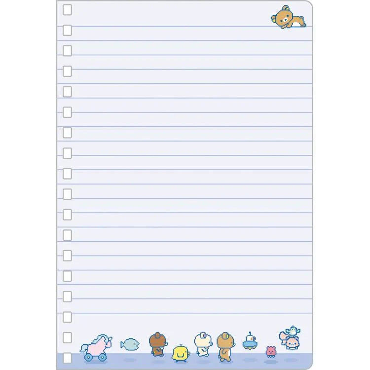 【Made in Japan】SAN-X | B6 Spiral Notebook 148×105mm (Rilakkuma Gaming)