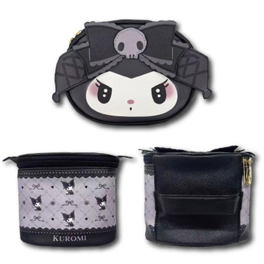 SANRIO | Kuromi Vanity Pouch 130 x 160 x 125mm (Meroclo)