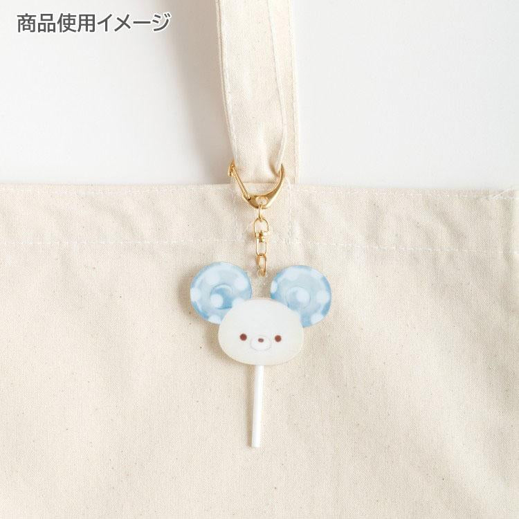 SAN X | Sugarcocomuu Chu Pop Candy Pop Acrylic Keychain 57 x 43 mm (Lolli and Pop’s Candy Day)
