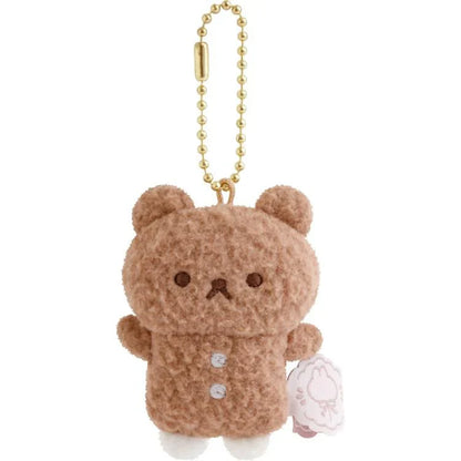 SAN X | Sugercocomuu Cokkie Bears Cocoa Mini Plush Cleaner Keychain 70 x 50 x 30 mm (Lolli and Pop’s Candy Day)