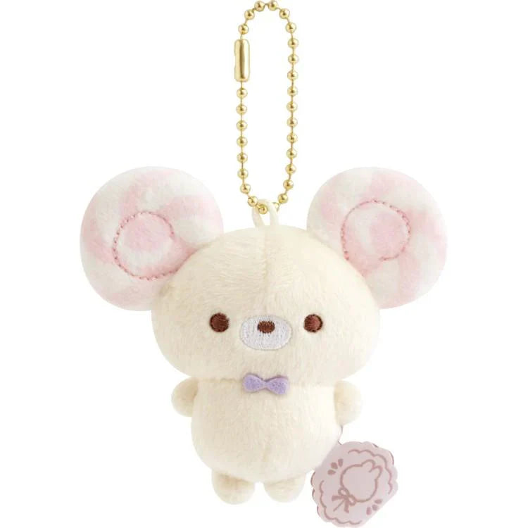SAN X | Sugercocomuu Chu Pop Candy Lolli Mini Plush Cleaner Keychain 70 x 50 x 30 mm (Lolli and Pop’s Candy Day)