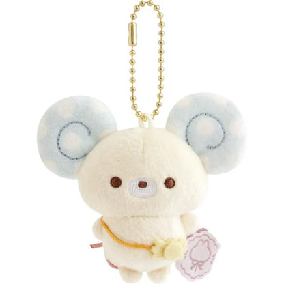 SAN X | Sugercocomuu Chu Pop Candy Pop Mini Plush Cleaner Keychain 70 x 50 x 30 mm (Lolli and Pop’s Candy Day)