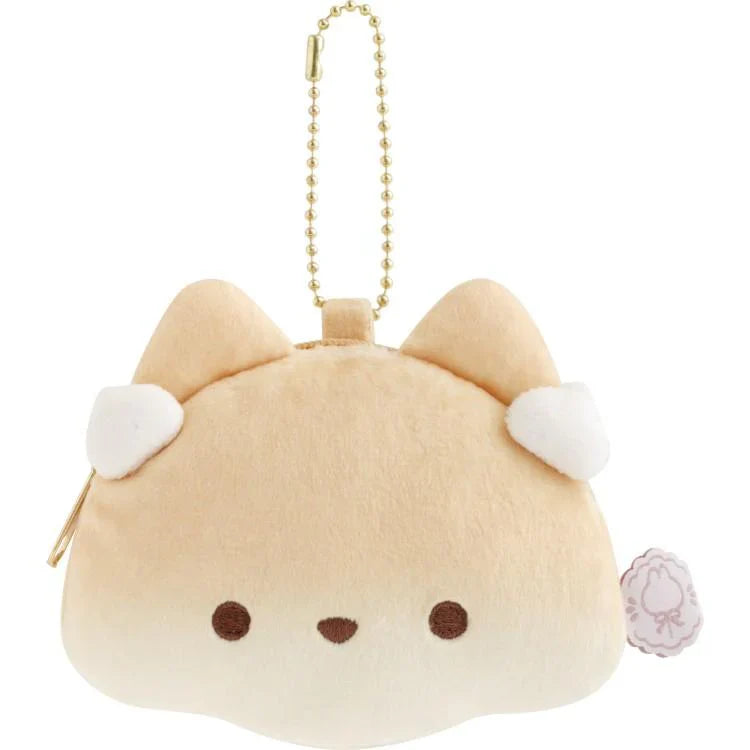 SAN X | Sufuon Plush Coin Case Keychain 85×105×35mm (Lolli and Pop’s Candy Day)