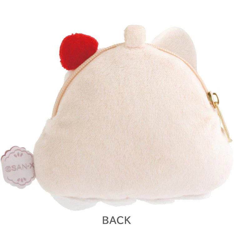 SAN X | Rorisu Plush Coin Case Keychain 85×105×35mm (Lolli and Pop’s Candy Day)