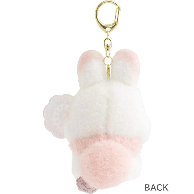 SAN X | Sugarcocomuu Burasage Mascot Strap Plush Keychain 105×95×35mm (Lolli and Pop’s Candy Day)