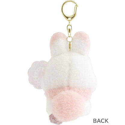 SAN X | Sugarcocomuu Burasage Mascot Strap Plush Keychain 105×95×35mm (Lolli and Pop’s Candy Day)