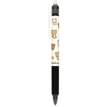 SAN X | Rilakkuma FriXion Ball Knock Erasable Gel Pen 0.5mm Black & Blue & Red 3 Piece Set