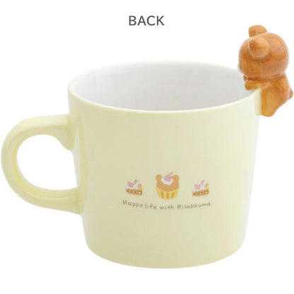 SAN X | Rilakkuma Mug with Mascot Nokkari Figure 120×120×105mm