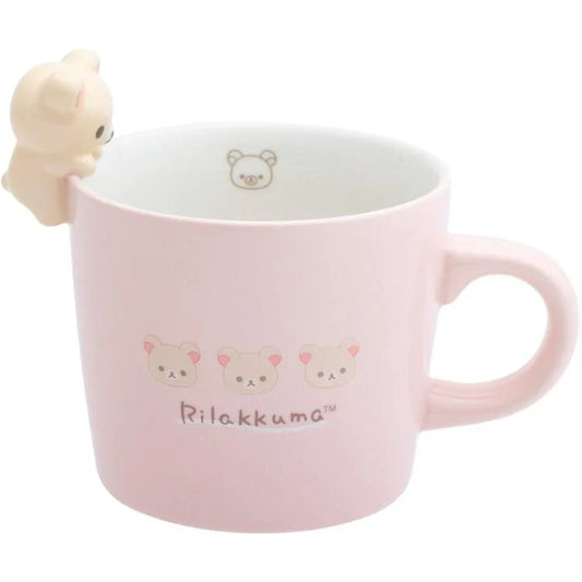 SAN X | Korilakkuma Mug with Mascot Nokkari Figure 120×120×105mm