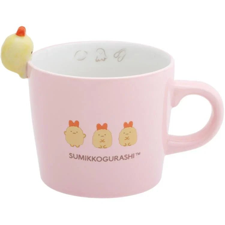 SAN X | Sumikko Gurashi Ebifurai no Shippo Mug with Mascot Nokkari Figure 120×120×105mm