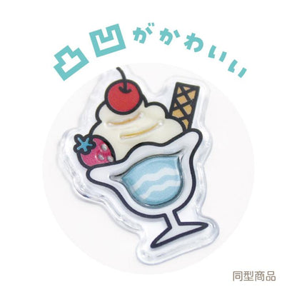 SANRIO | Kuromi Clear Plump 3D Sticker 175×90mm (Peta Mellow)