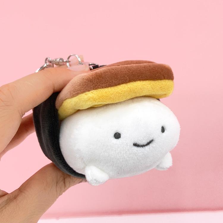 Yuri Yokomizo’s | Anything Creature Mascot Holder Bag Charm Keychain 60x65x85mm (Tropical Rice Ball)