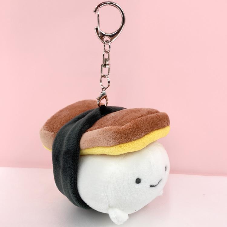 Yuri Yokomizo’s | Anything Creature Mascot Holder Bag Charm Keychain 60x65x85mm (Tropical Rice Ball)