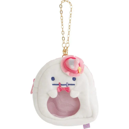SAN-X | Sumikko Gurashi Obake Plush Pouch Keychain 100×90×85mm (Spooky Halloween)