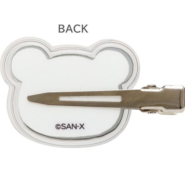 SAN-X | Rilakkuma Acrylic Hair Clip Set Puffy 110×75mm