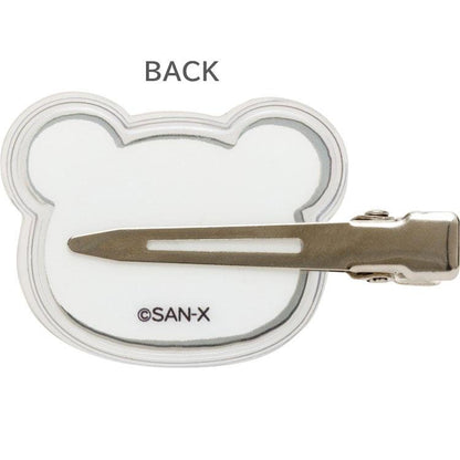 SAN-X | Rilakkuma Acrylic Hair Clip Set Puffy 110×75mm