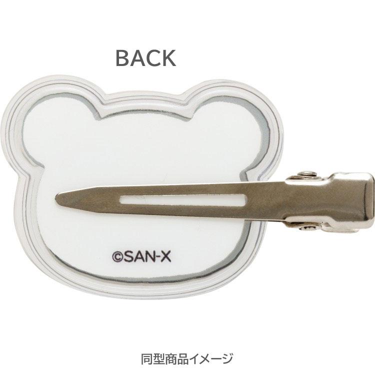 SAN-X | Rilakkuma Korilakkuma Acrylic Hair Clip Set Puffy 110×75mm