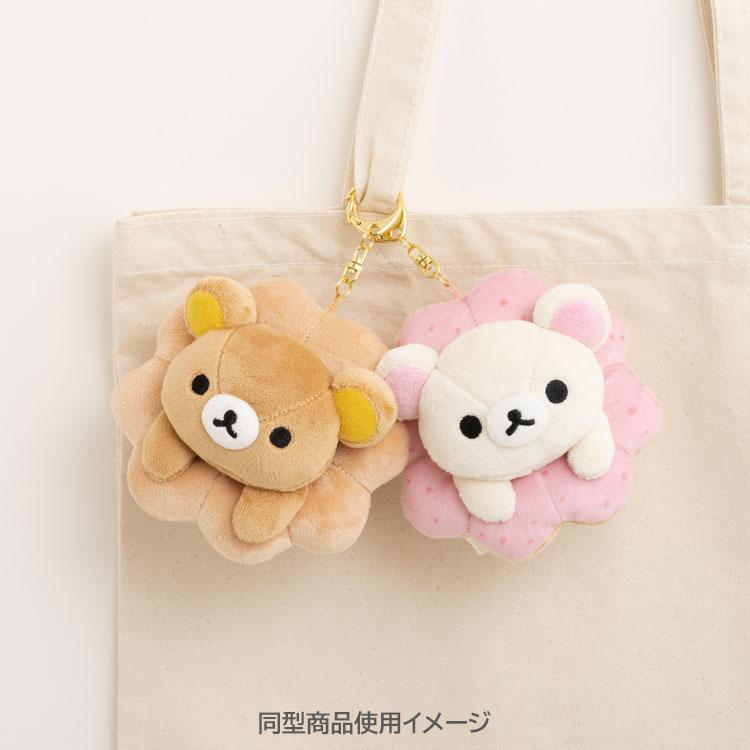 SAN-X | Rilakkuma Kiiroitori Plush Keychain Bag Charm Hanging Plush 110×100×90mm (Mister Donut)