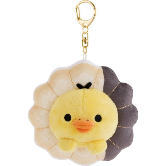 SAN-X | Rilakkuma Kiiroitori Plush Keychain Bag Charm Hanging Plush 110×100×90mm (Mister Donut)