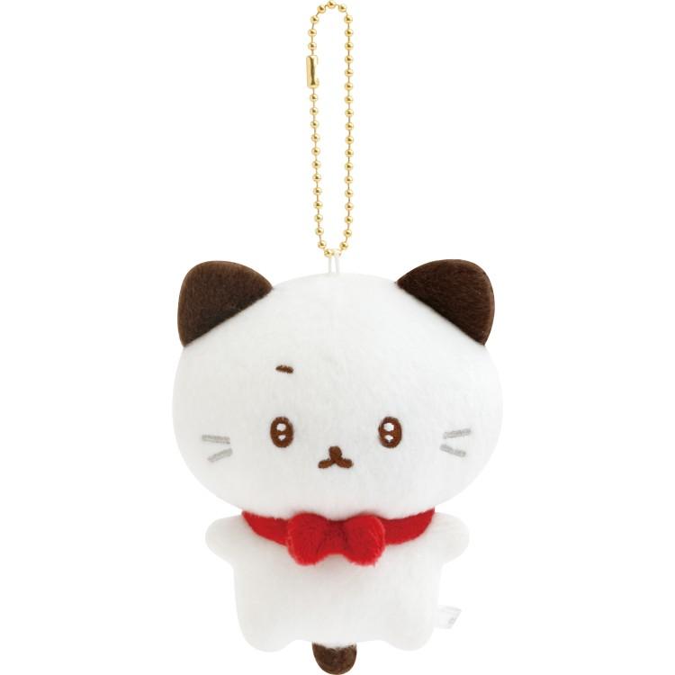 SAN-X | Ishitsuyo-chan Hanging Plush Keychain Mascot Holder Bag Charm 100×85×70mm (Junior Chan Appears)