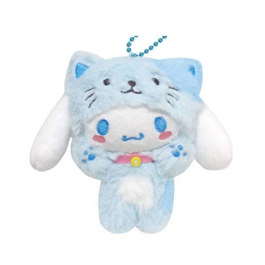 SANRIO | Cinnamoroll Mascot Holder Bag Charm Plush Keychain 115×85×72mm (Cheers Banzai Series)