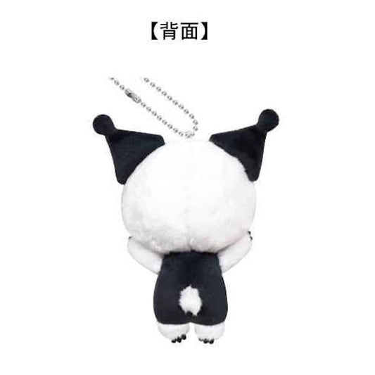 SANRIO | Kuromi Mascot Holder Bag Charm Plush Keychain 115×85×72mm (Cheers Banzai Series)