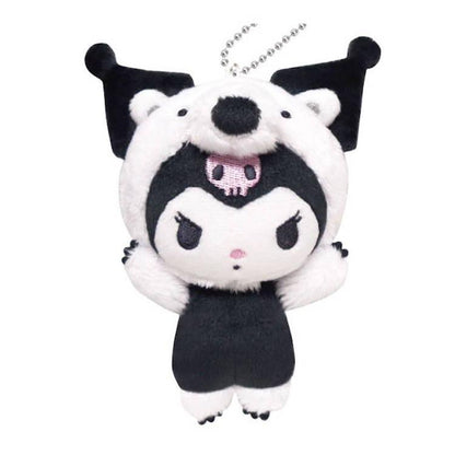 SANRIO | Kuromi Mascot Holder Bag Charm Plush Keychain 115×85×72mm (Cheers Banzai Series)
