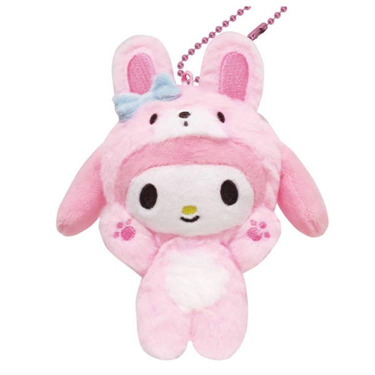 SANRIO | My Melody Mascot Holder Bag Charm Plush Keychain 115×85×72mm (Cheers Banzai Series)