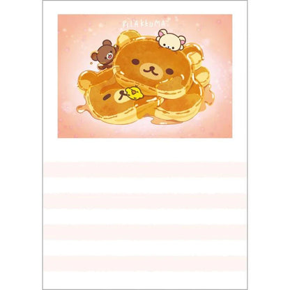 SAN-X | Rilakkuma A6 Notepad - PVC cover 4 designs 80 sheets total (Stay With Me)